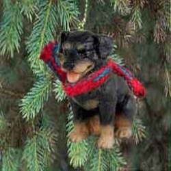 Rottweiler Christmas Ornaments